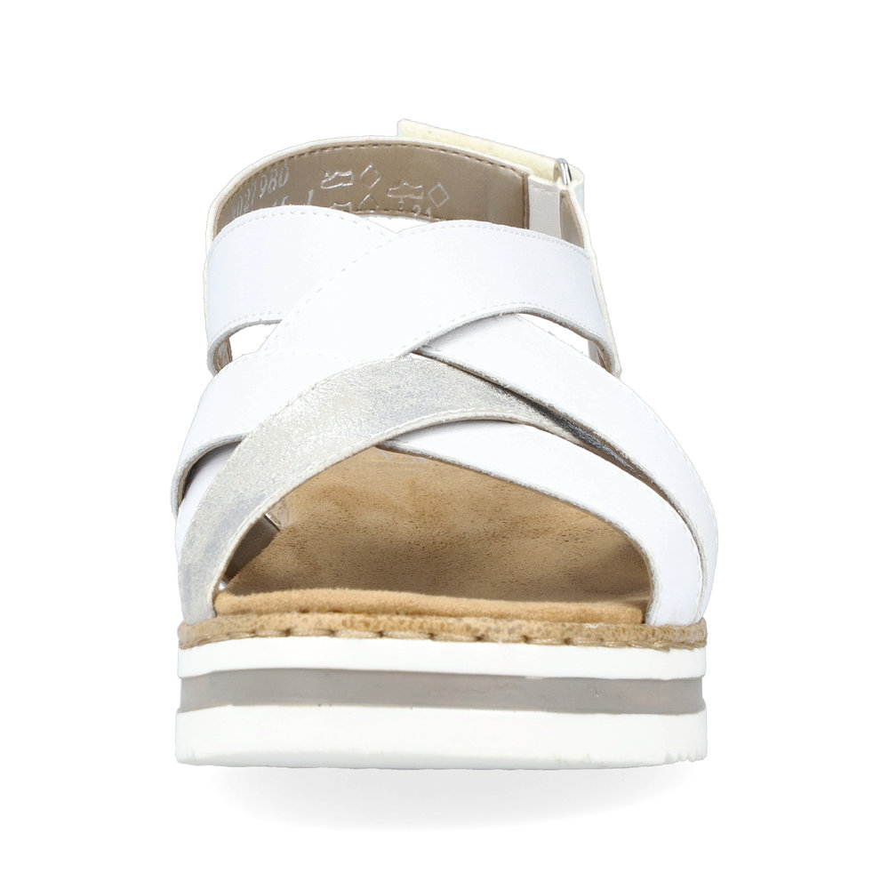 detail Dámské sandály Rieker V0279-80 bílá