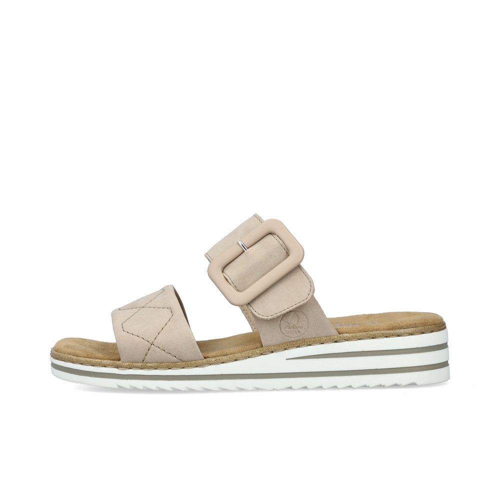 detail Dámské nazouváky Rieker V0694-62 béžová