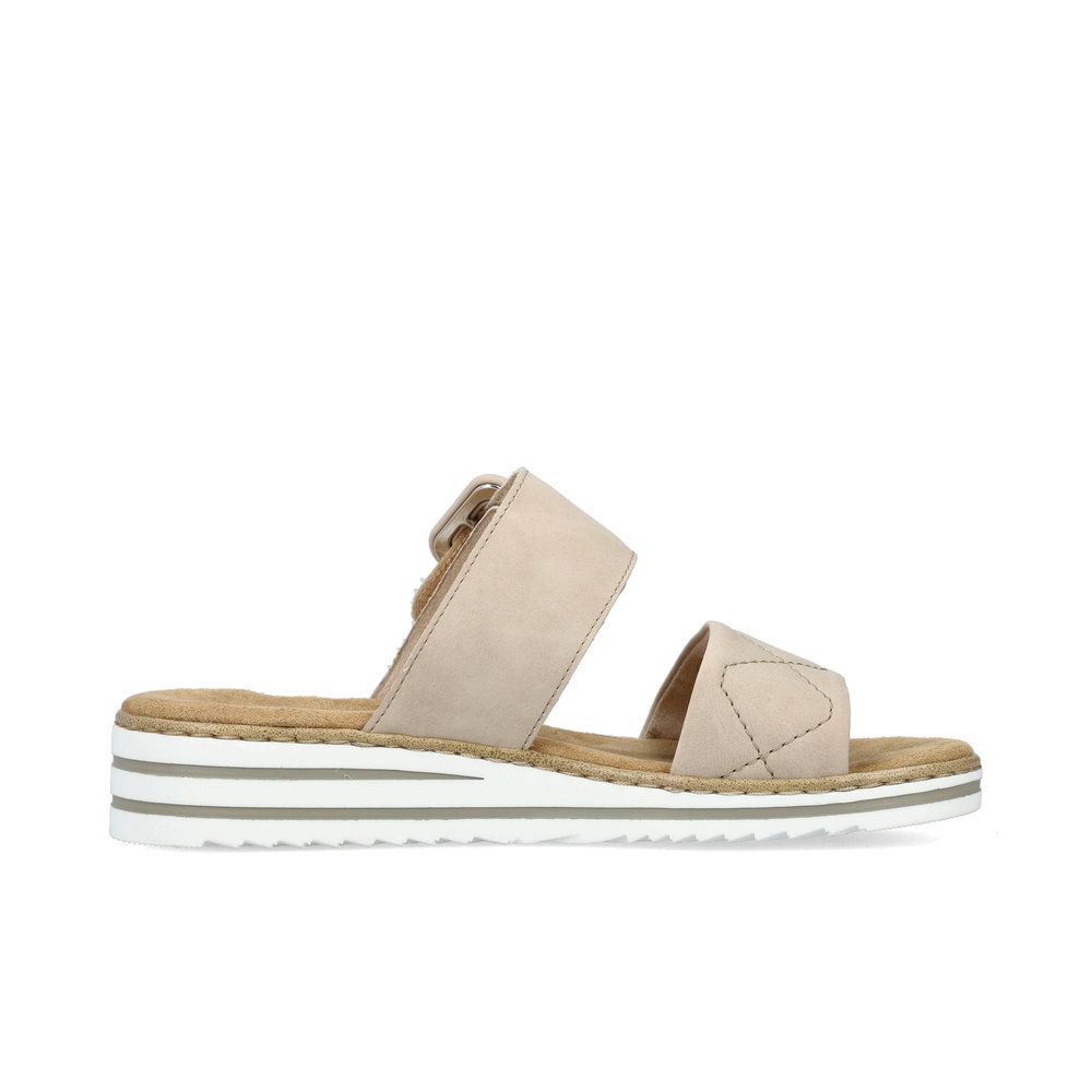 detail Dámské nazouváky Rieker V0694-62 béžová