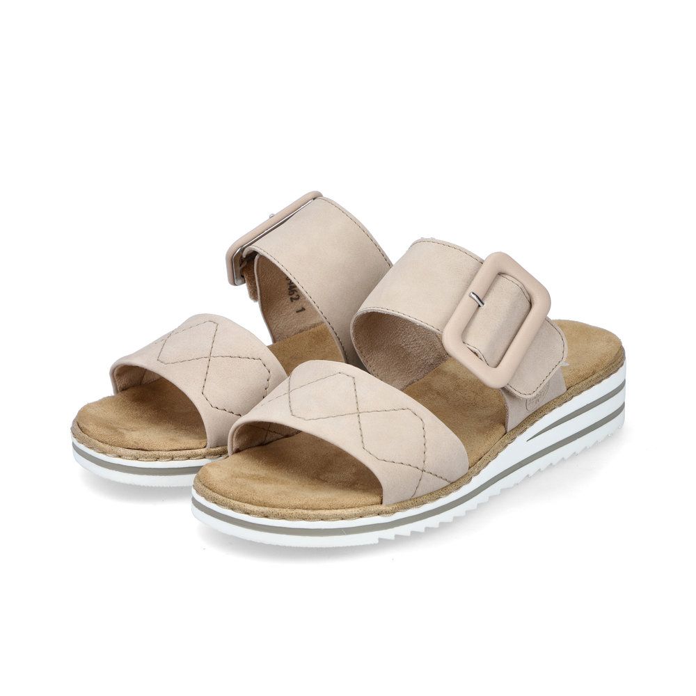 detail Dámské nazouváky Rieker V0694-62 béžová