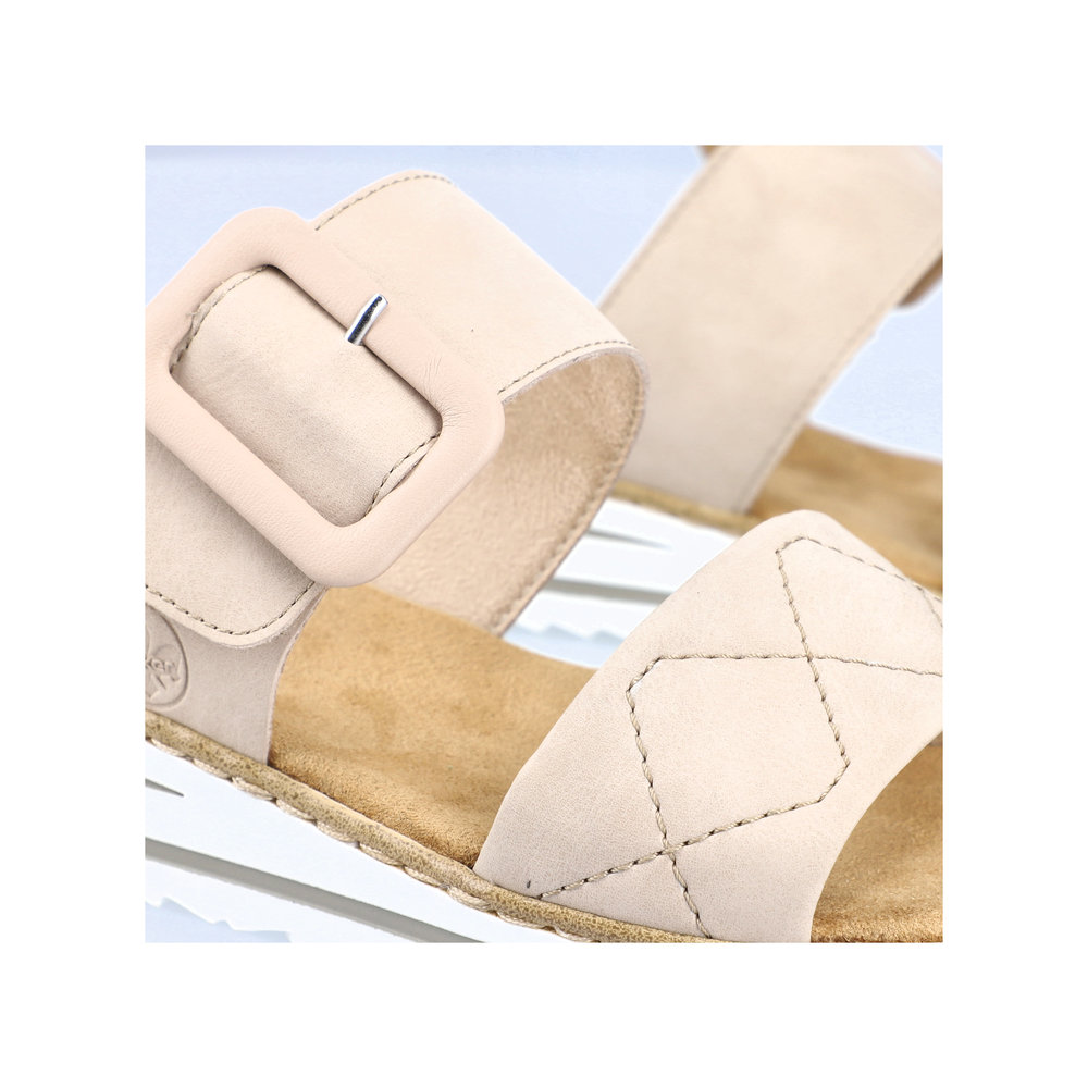 detail Dámské nazouváky Rieker V0694-62 béžová