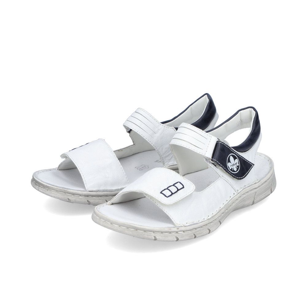 detail Dámské sandály Rieker V0852-80 bílá