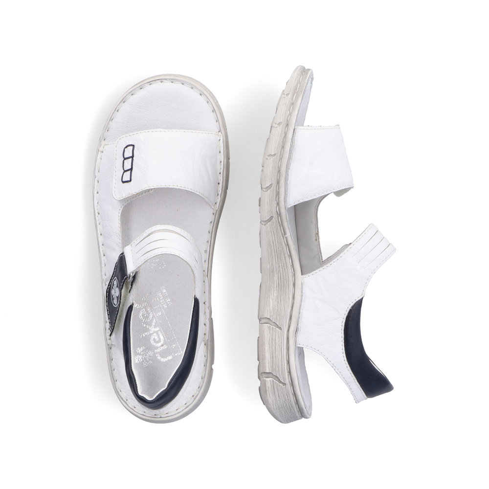 detail Dámské sandály Rieker V0852-80 bílá