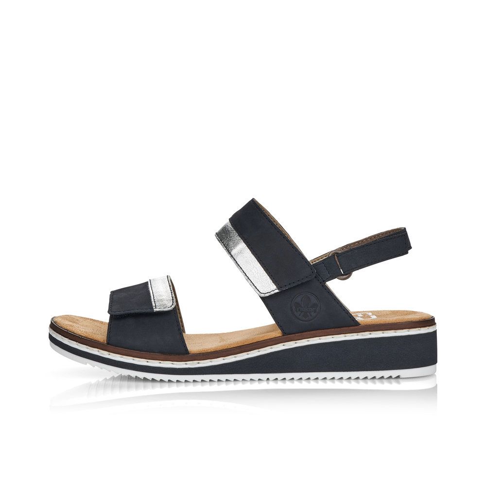 detail Dámské sandály Rieker V36B9-14 modrá