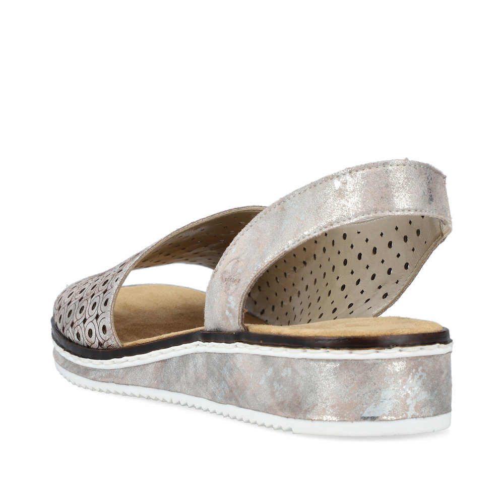 detail Dámské sandály Rieker V3654-31 růžová