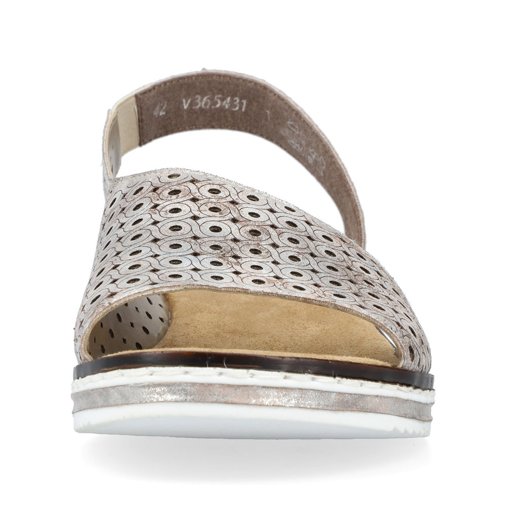 detail Dámské sandály Rieker V3654-31 růžová