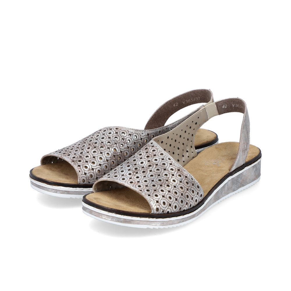 detail Dámské sandály Rieker V3654-31 růžová