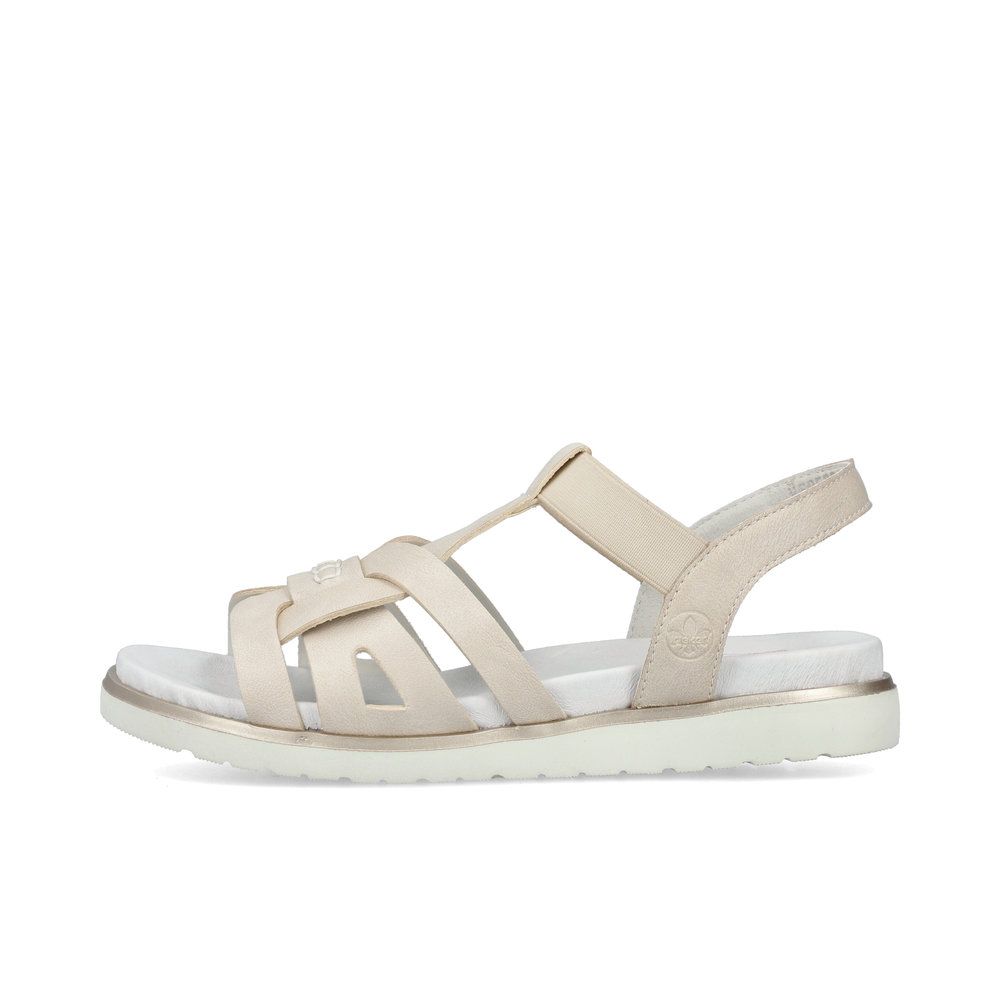 detail Dámské sandály Rieker V5052-80 bílá