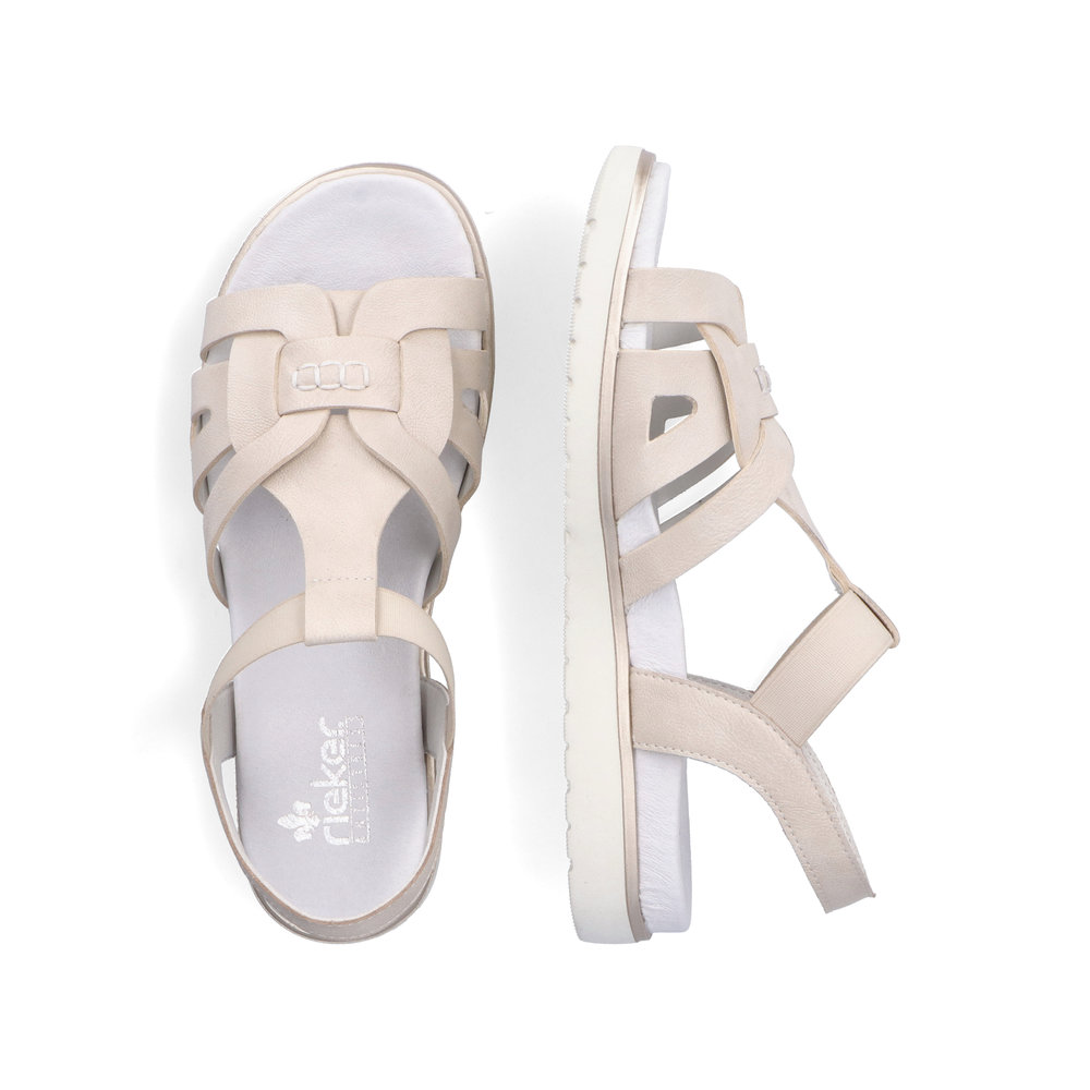 detail Dámské sandály Rieker V5052-80 bílá