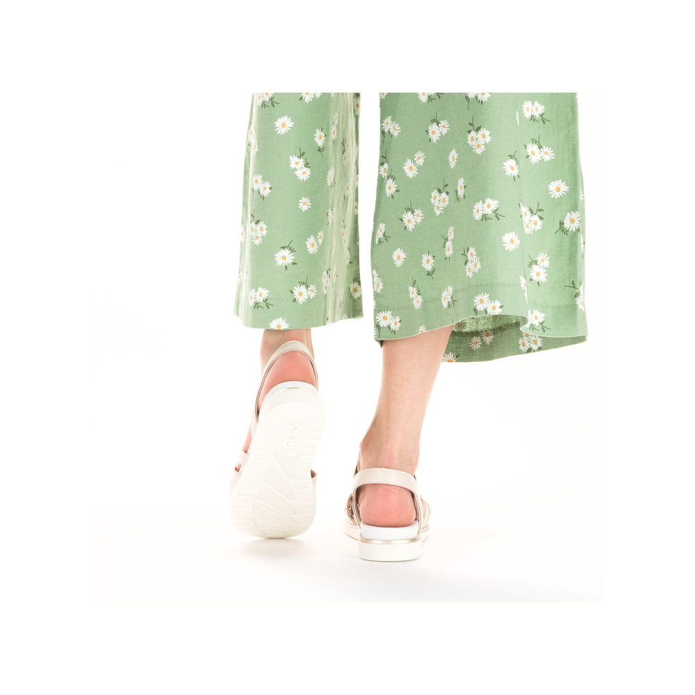 detail Dámské sandály Rieker V5052-80 bílá