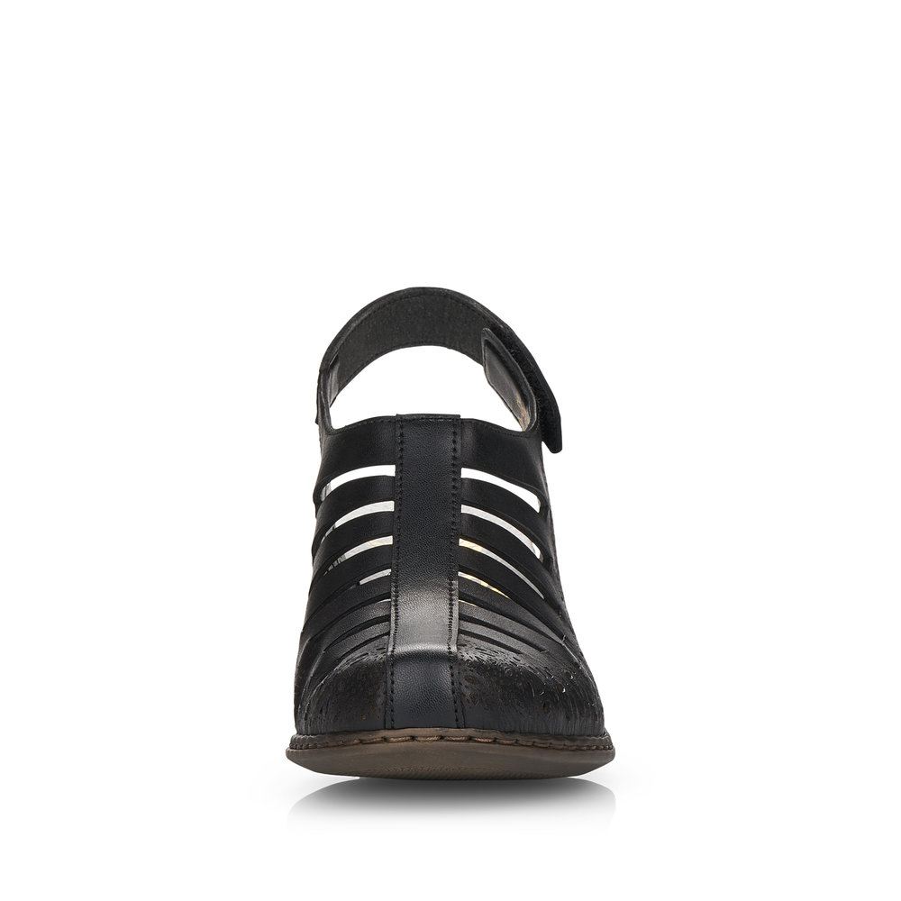 detail Dámské kožené lodičky Rieker 40959-00 černá