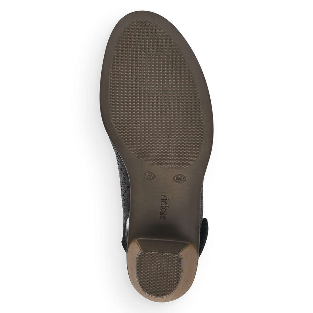 detail Dámské kožené lodičky Rieker 40959-00 černá