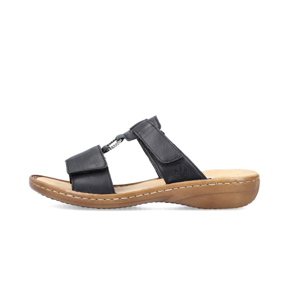 detail Dámské nazouváky Rieker 60885-00 černá