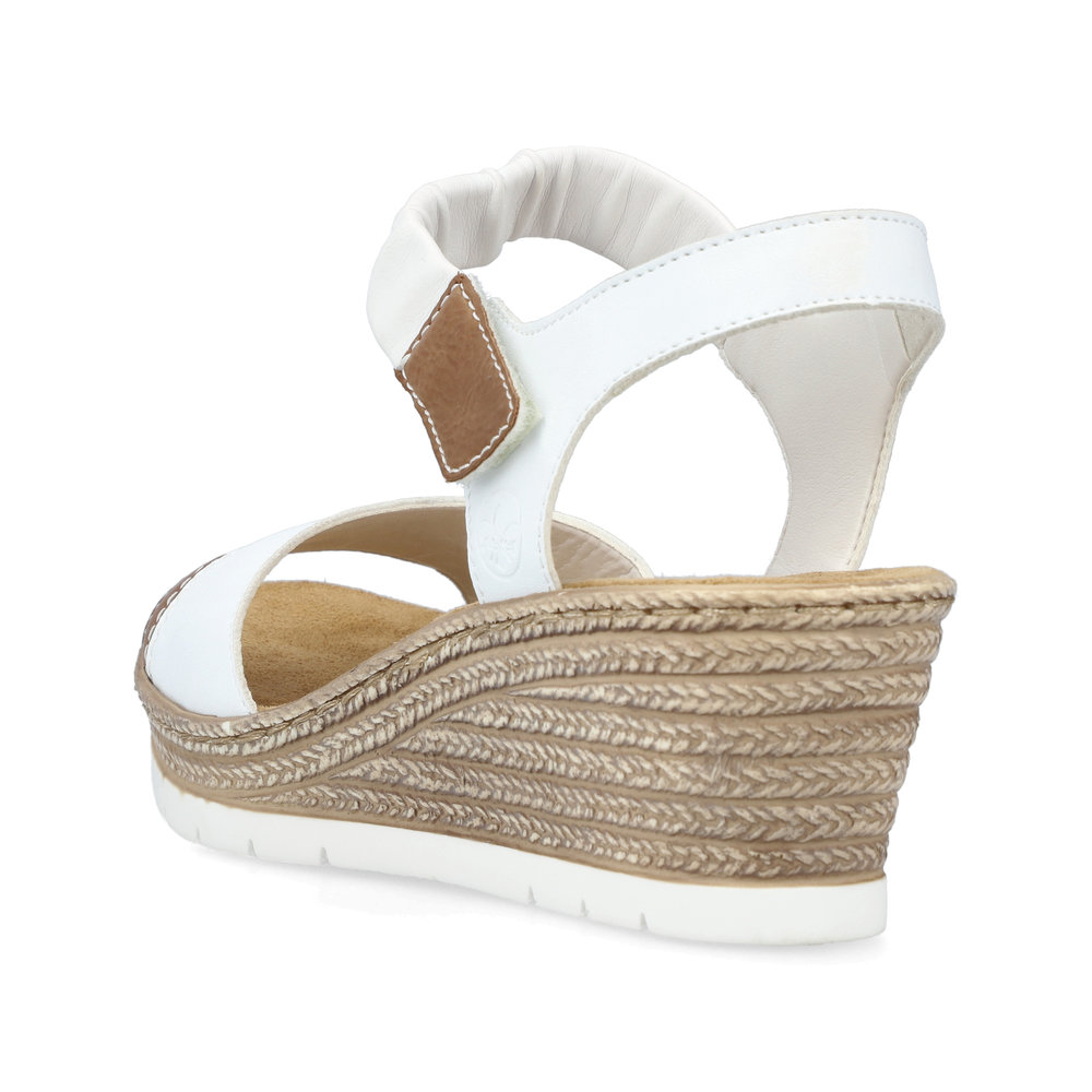 detail Dámské sandály Rieker 61953-80 bílá