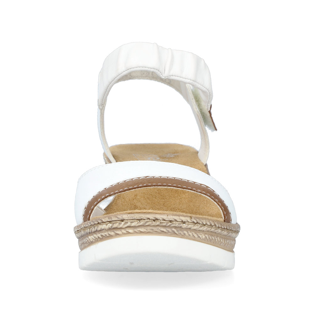 detail Dámské sandály Rieker 61953-80 bílá