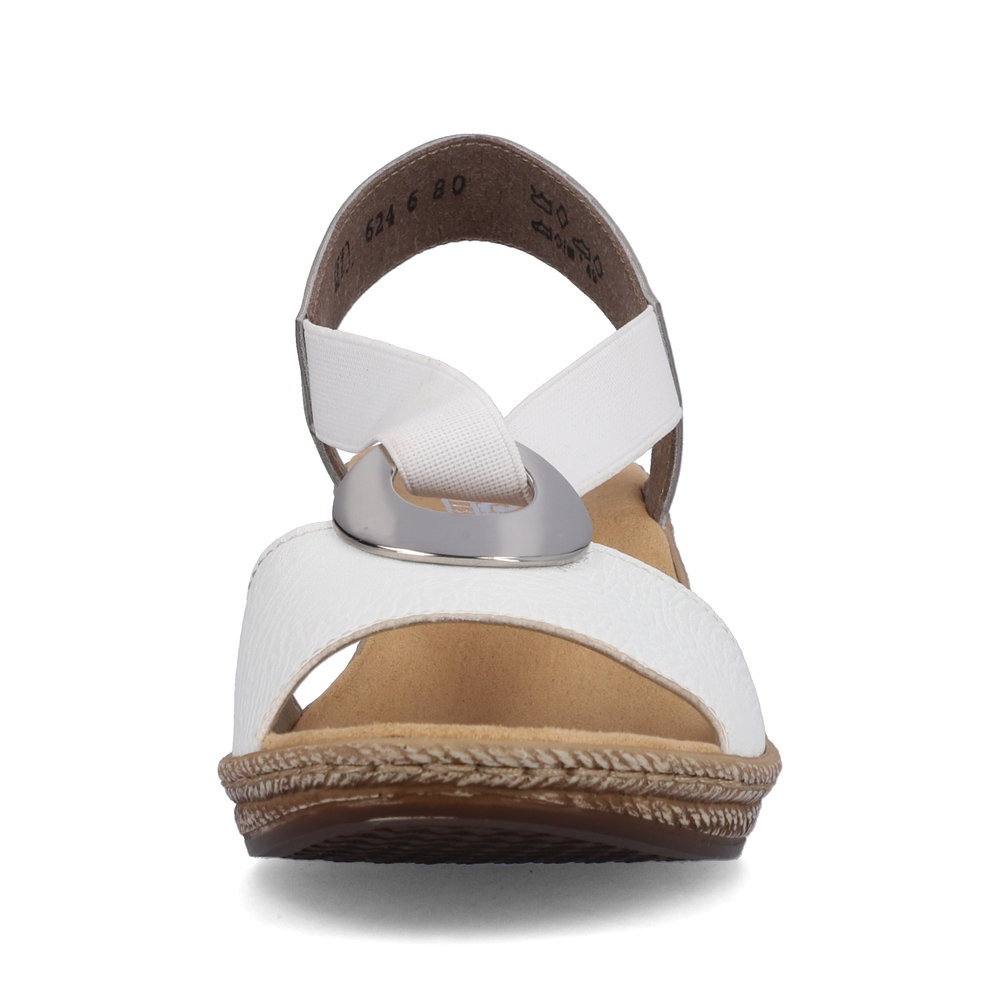 detail Dámské sandály Rieker 624H6-80 bílá