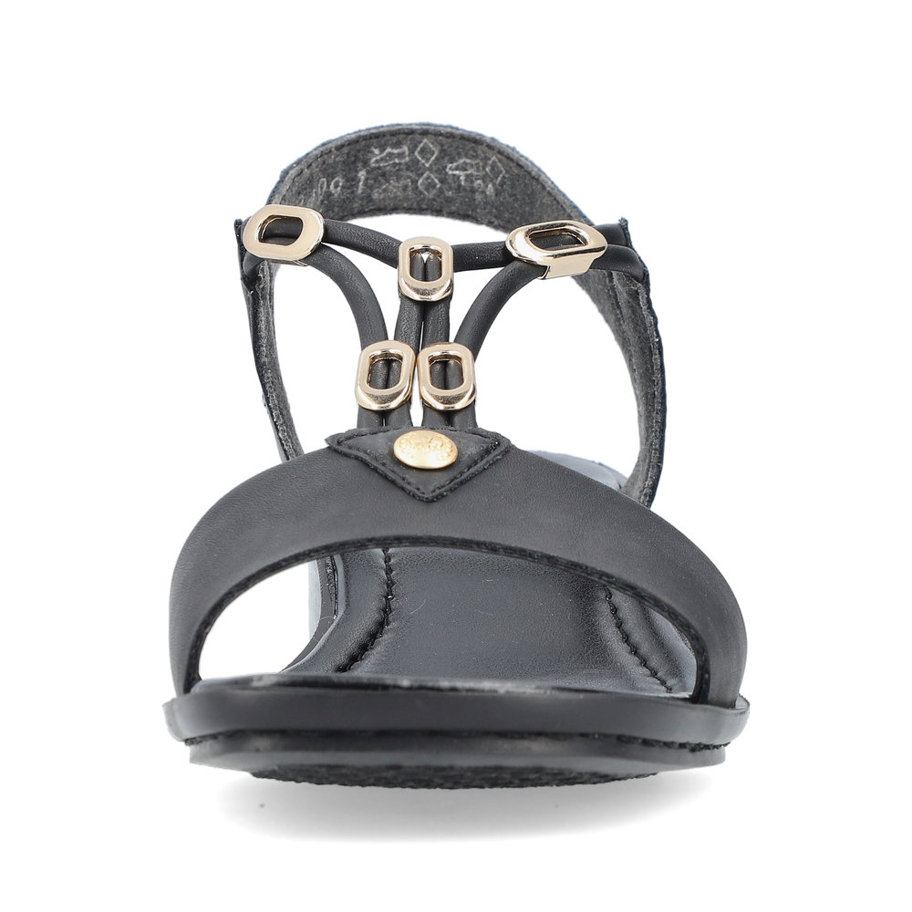 detail Dámské sandály Rieker 62653-00 černá