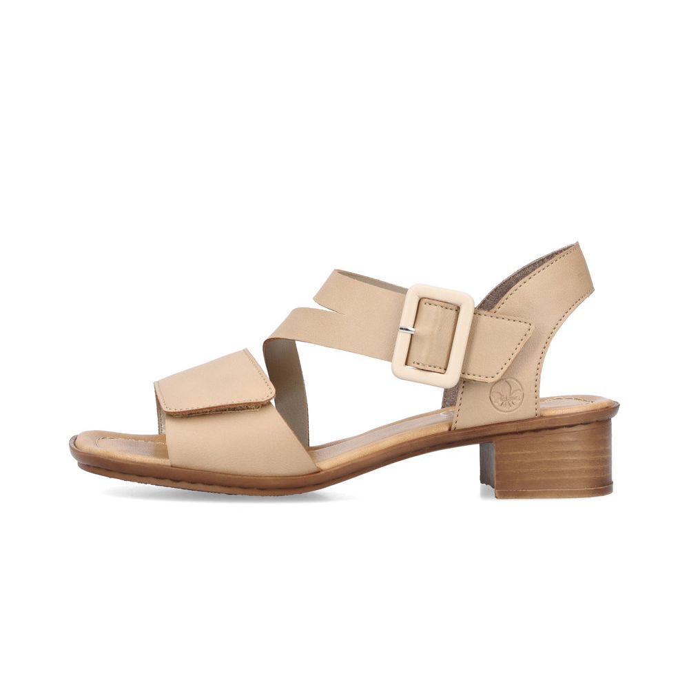 detail Dámské sandály Rieker 62661-60 béžová