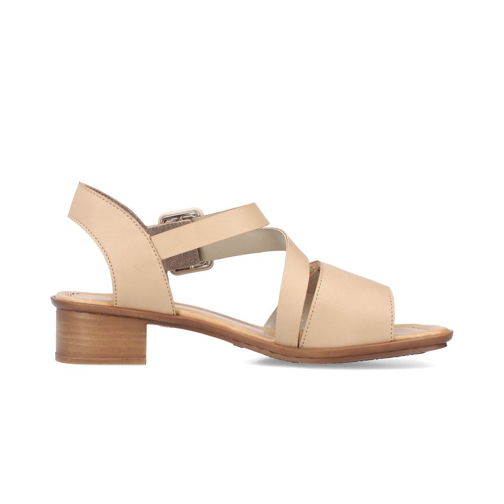 detail Dámské sandály Rieker 62661-60 béžová