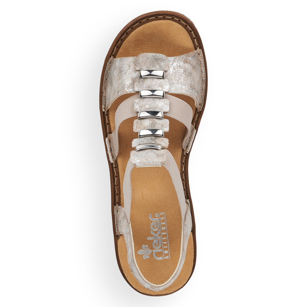 detail Dámské sandály Rieker 62850-90 růžová