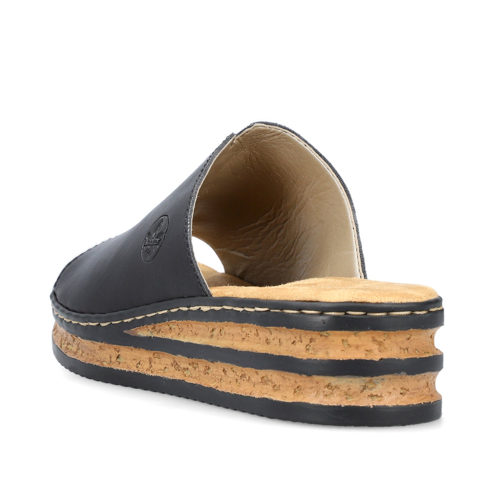 detail Dámské pantofle Rieker 629M9-00 černá