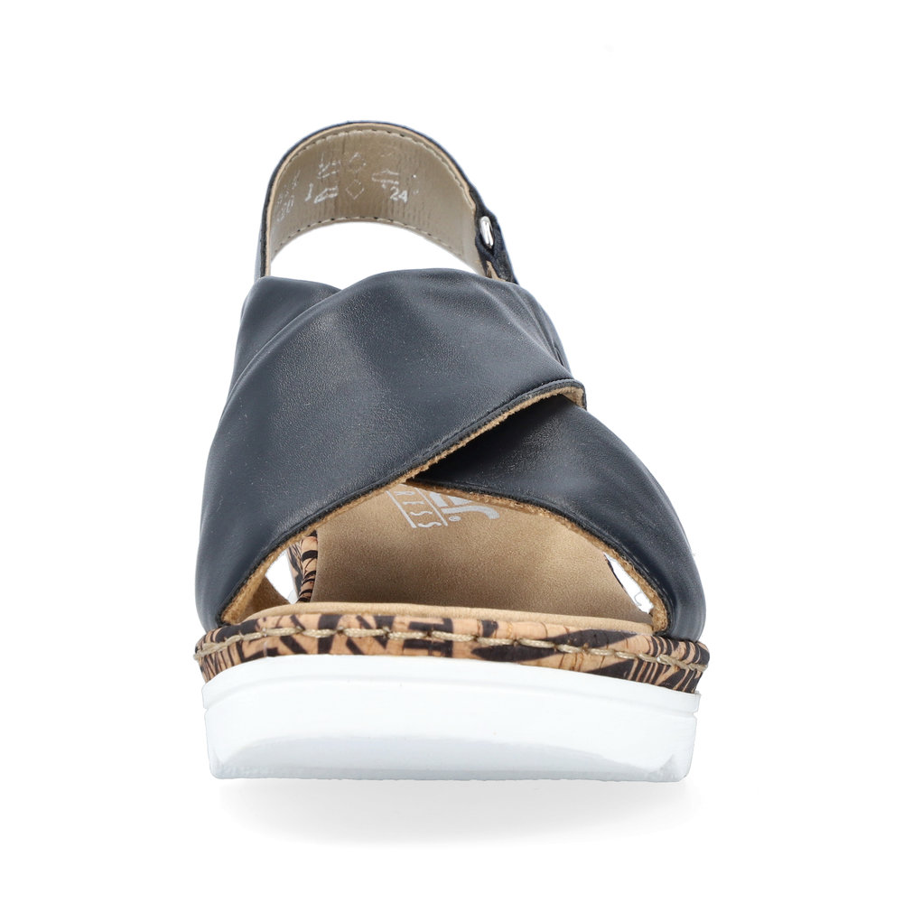 detail Dámské sandály Rieker 67189-14 modrá