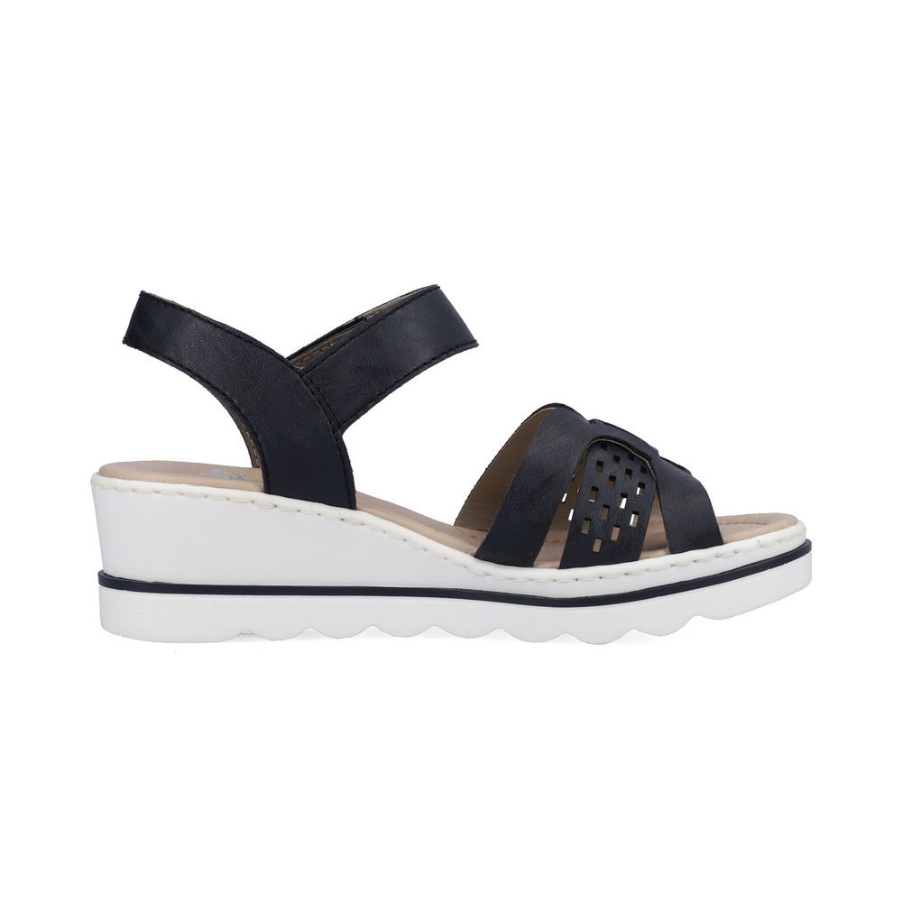 detail Dámské sandály Rieker 67487-14 modrá