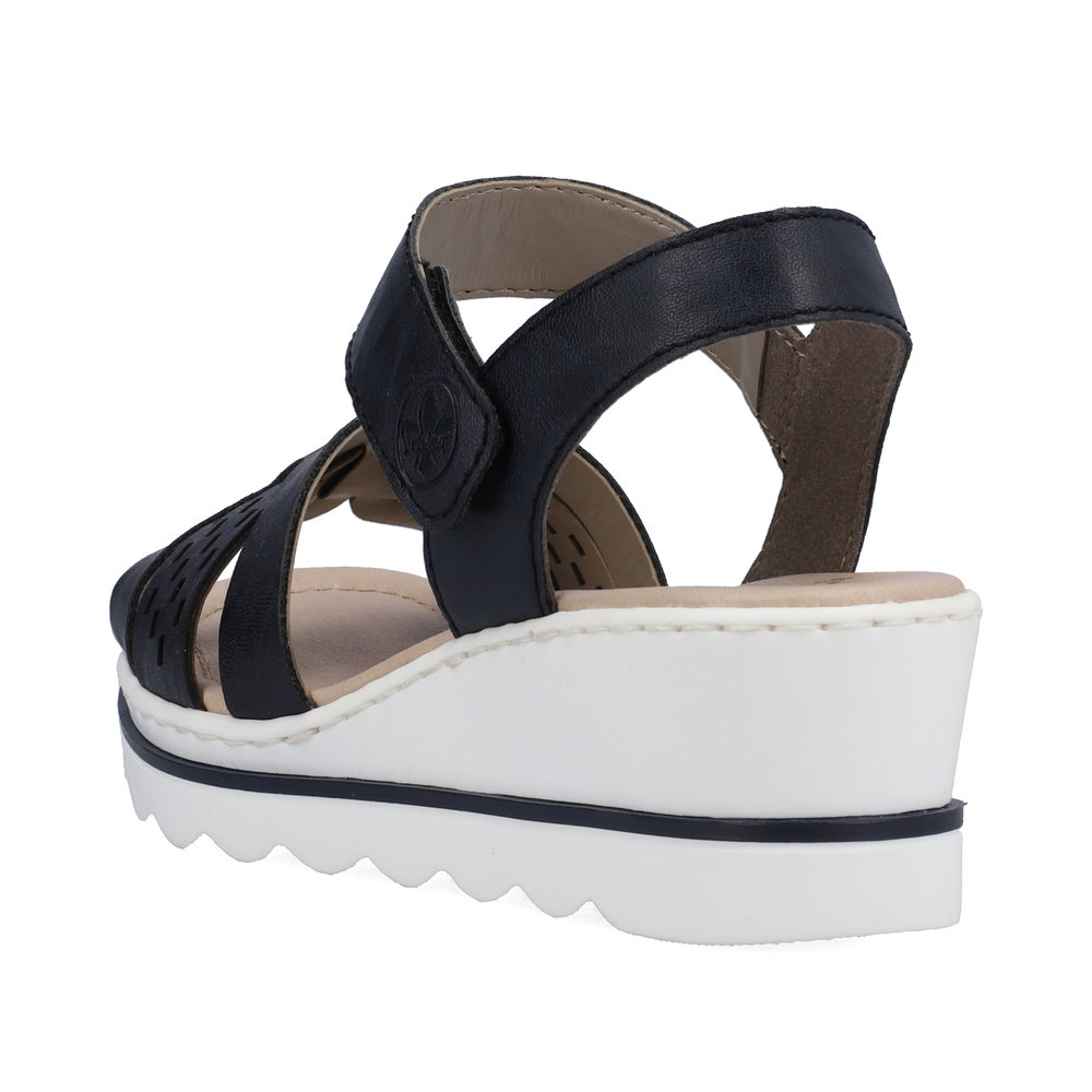 detail Dámské sandály Rieker 67487-14 modrá