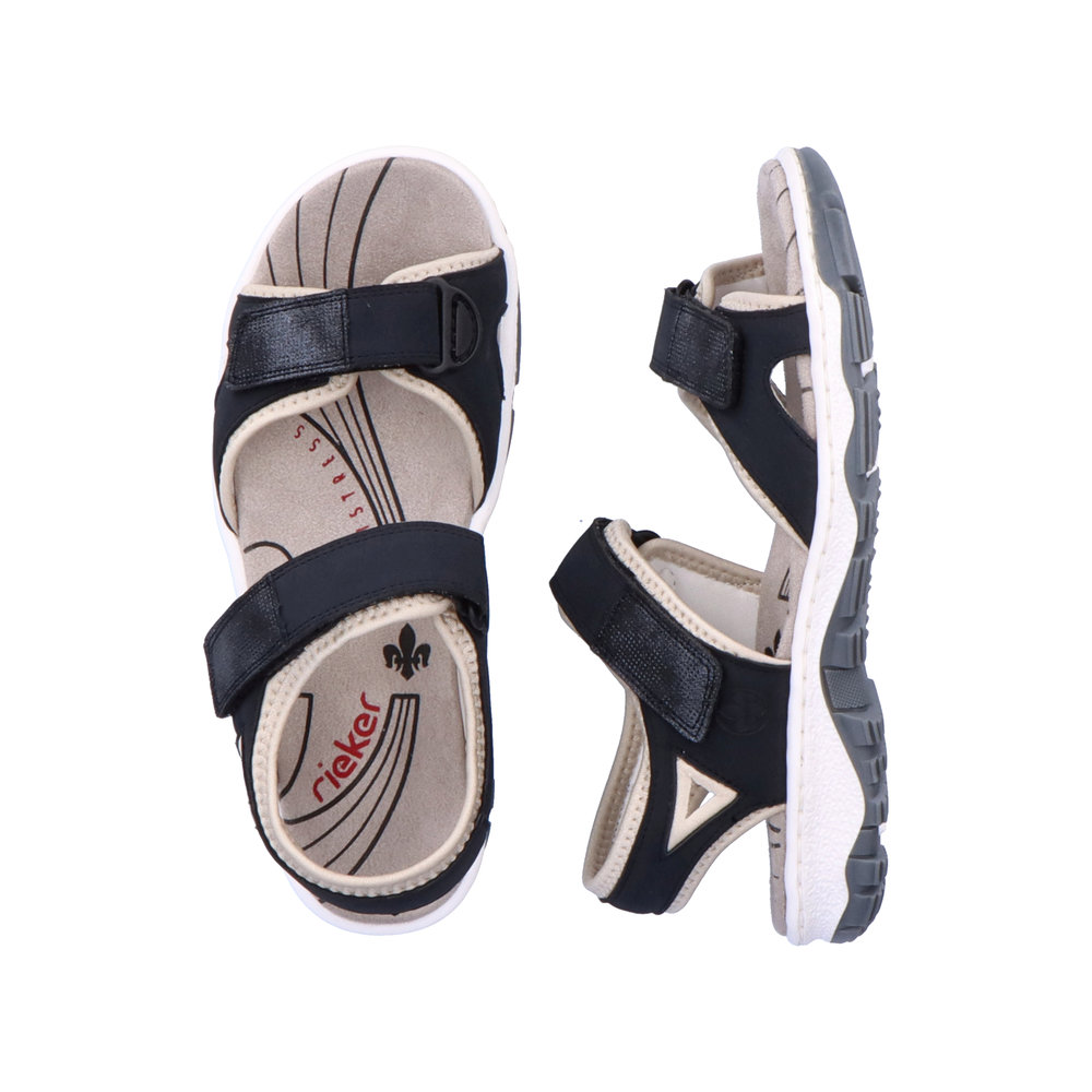 detail Dámské sandály Rieker 68891-14 modrá