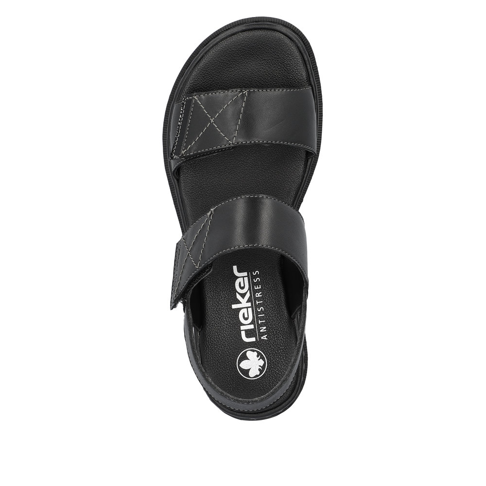 detail Dámské sandály Rieker V4475-00 černá