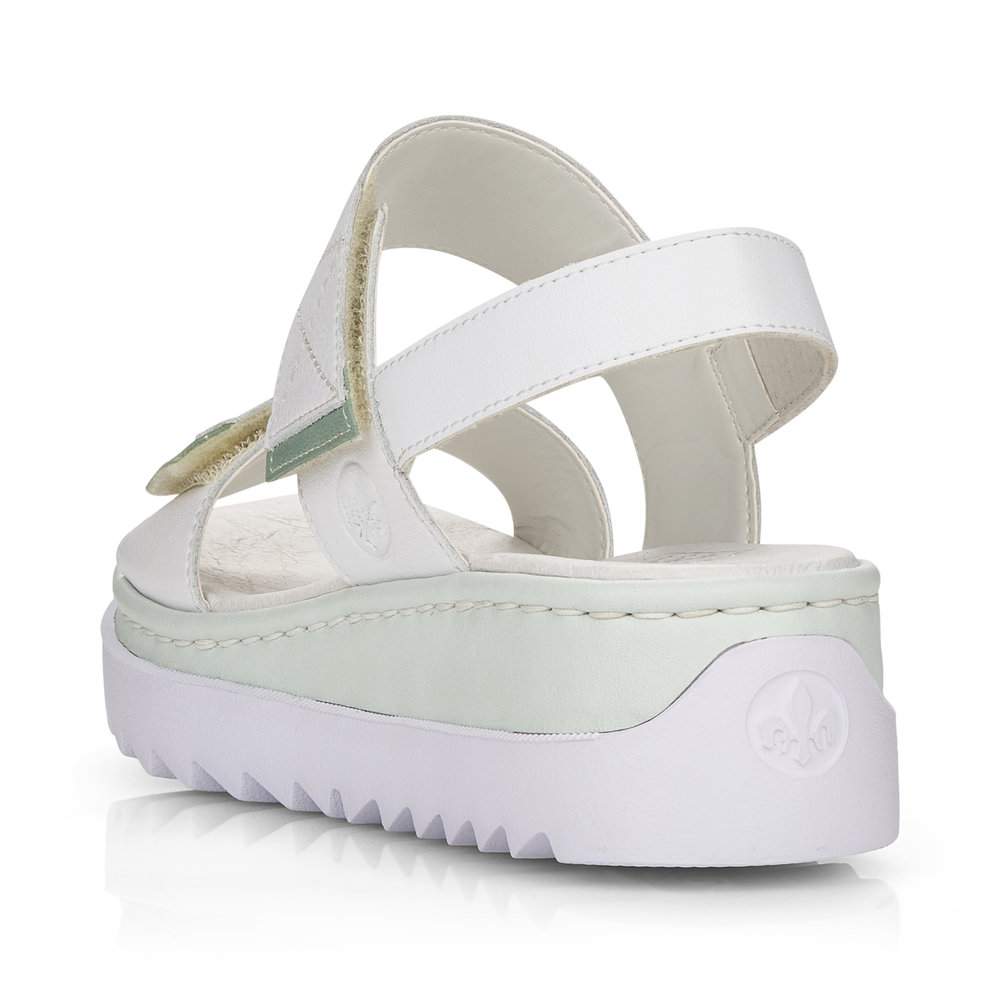 detail Dámské sandály Rieker V4475-80 bílá