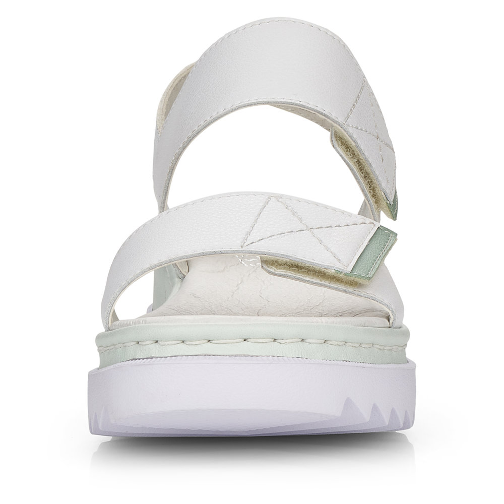 detail Dámské sandály Rieker V4475-80 bílá