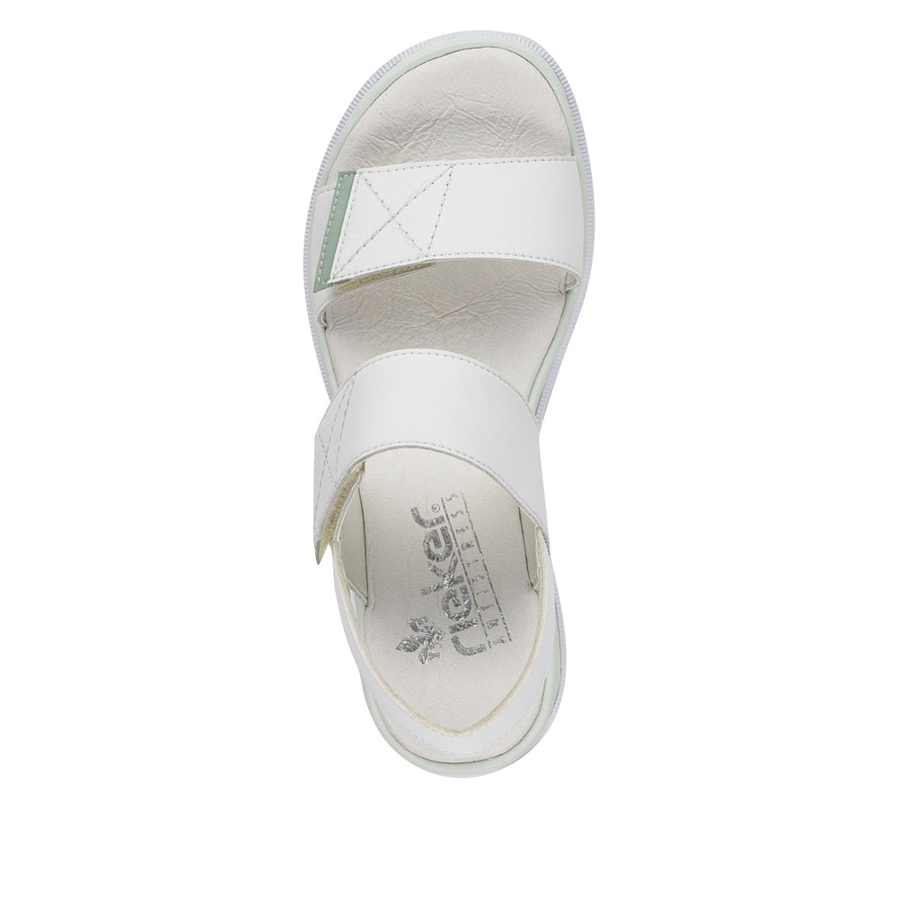 detail Dámské sandály Rieker V4475-80 bílá