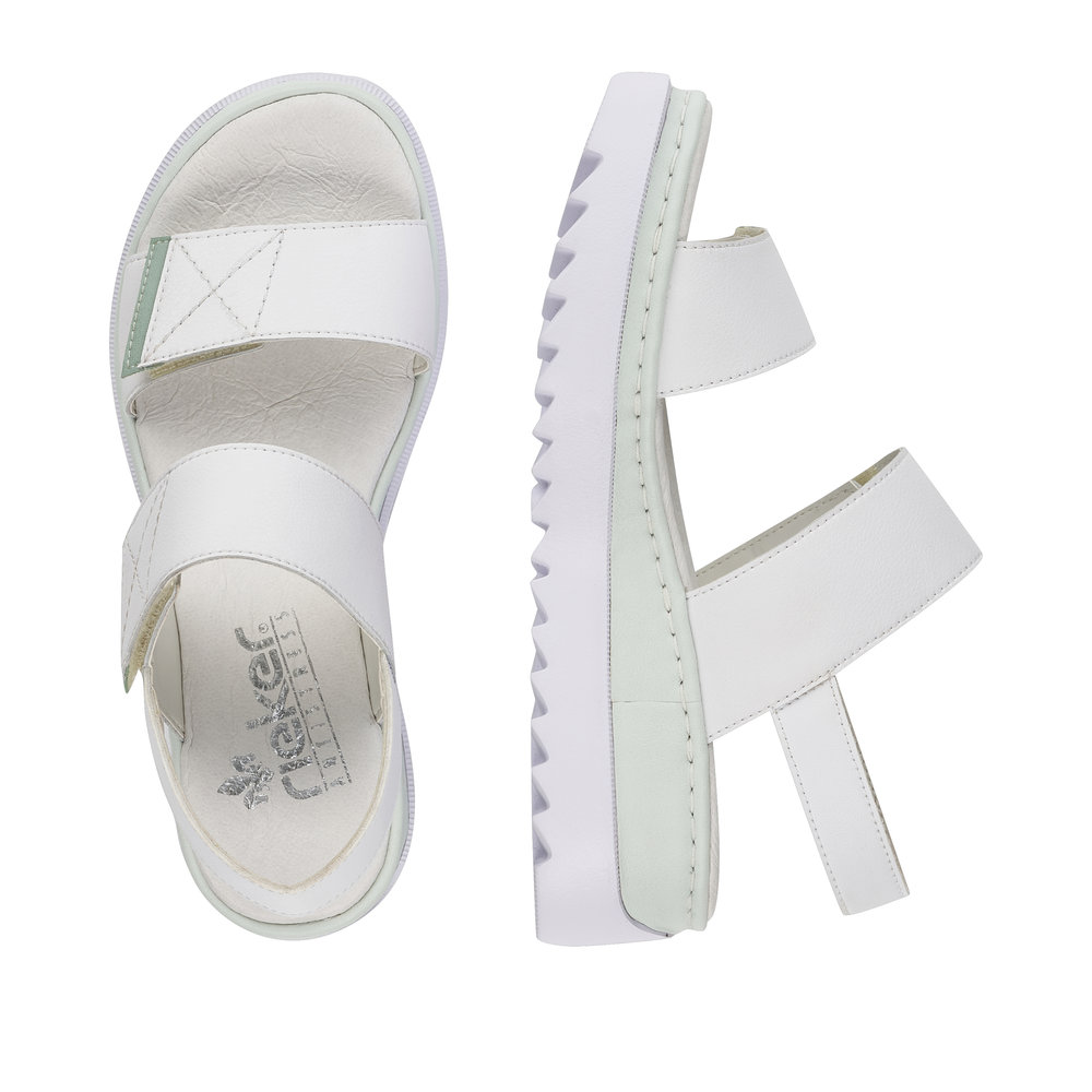 detail Dámské sandály Rieker V4475-80 bílá