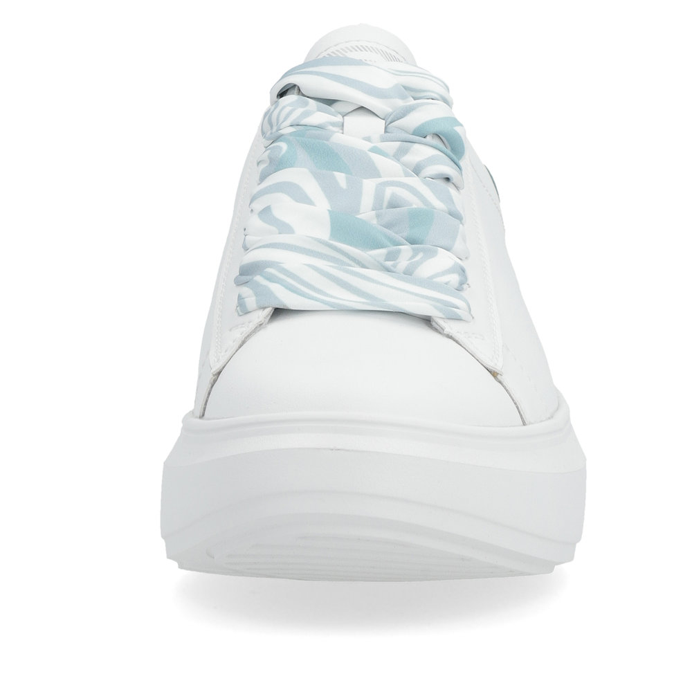 detail Dámské kožené tenisky Rieker Revolution W1201-81 bílá