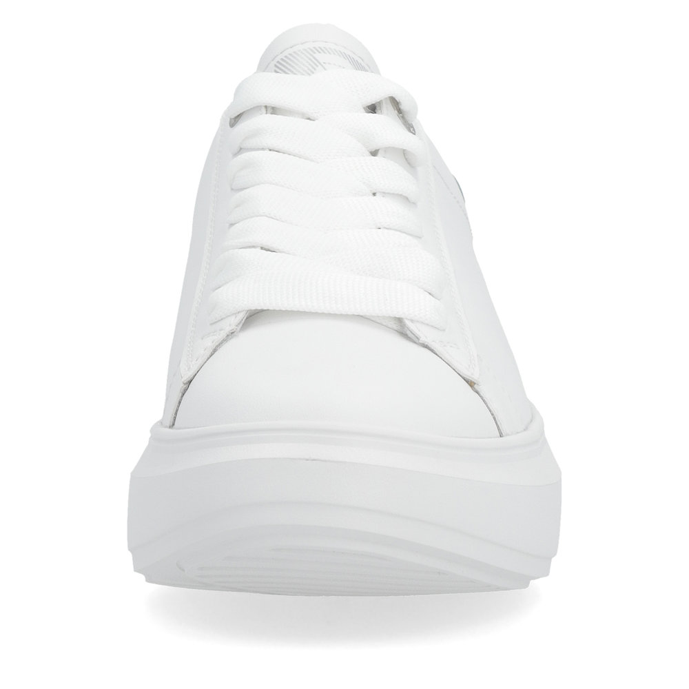 detail Dámské kožené tenisky Rieker Revolution W1201-81 bílá