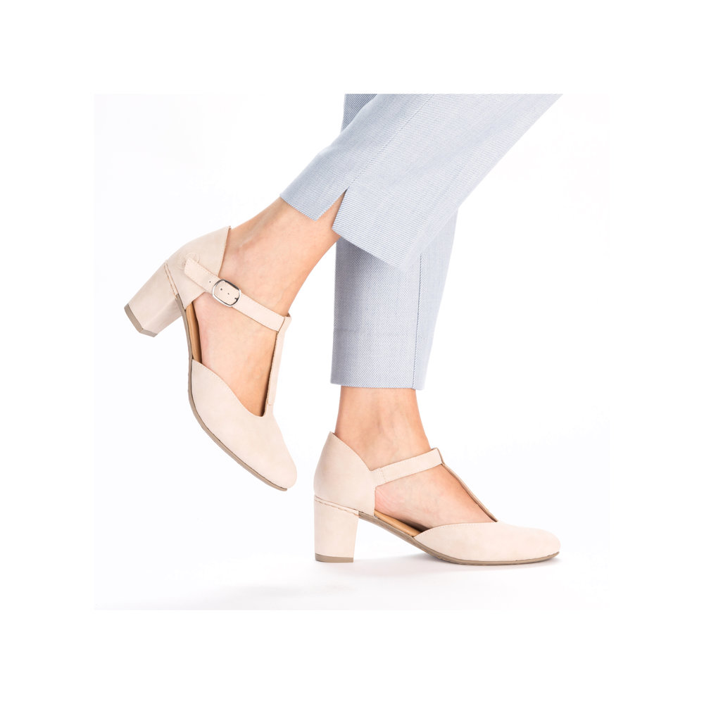 detail Dámské lodičky Rieker 41087-31 růžová