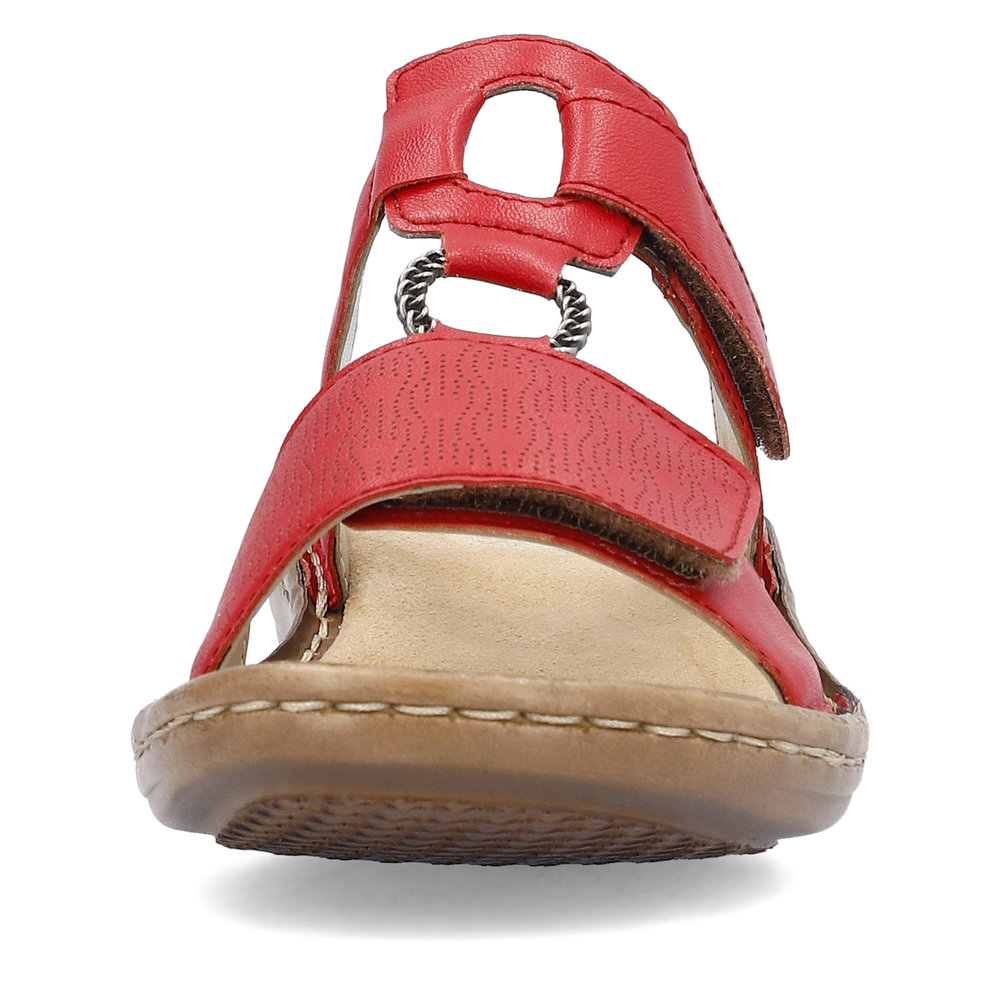 detail Dámské nazouváky Rieker 60885-33 červená