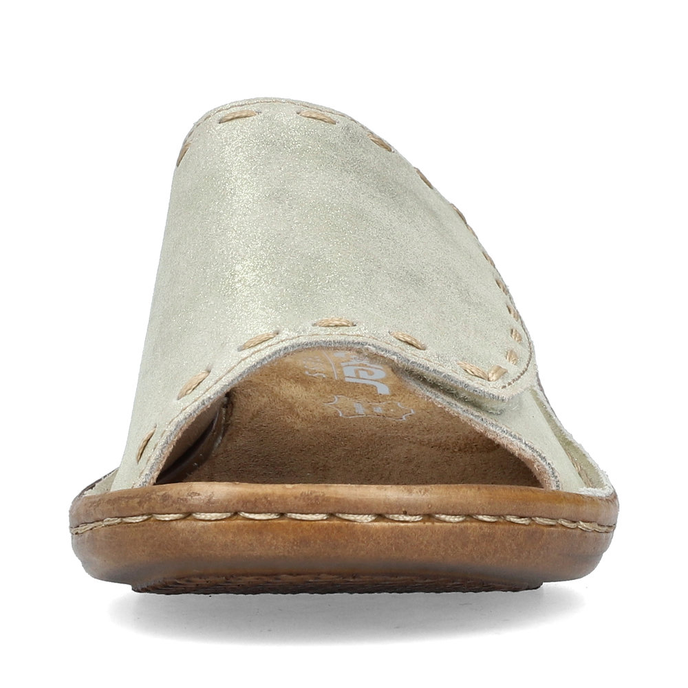 detail Dámské pantofle Rieker 60896-62 béžová