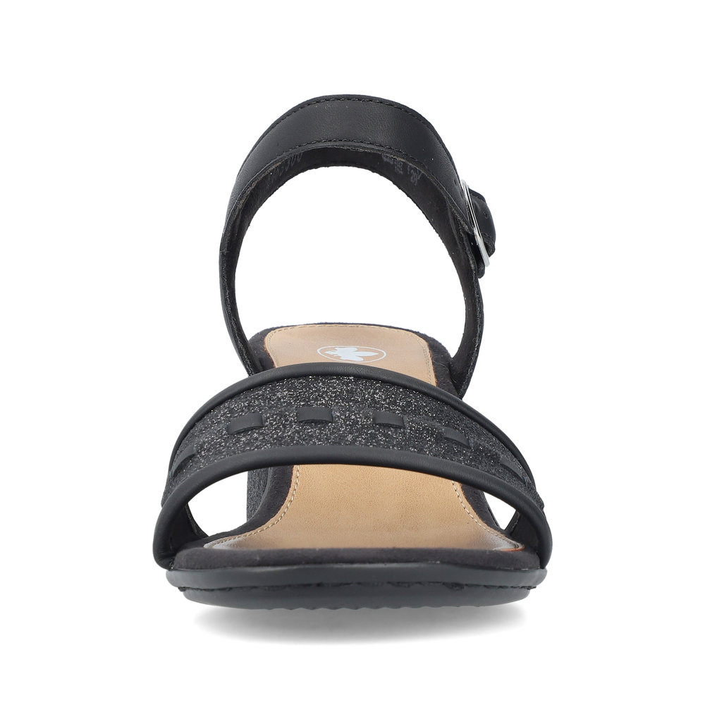 detail Dámské sandály Rieker 64653-00 černá