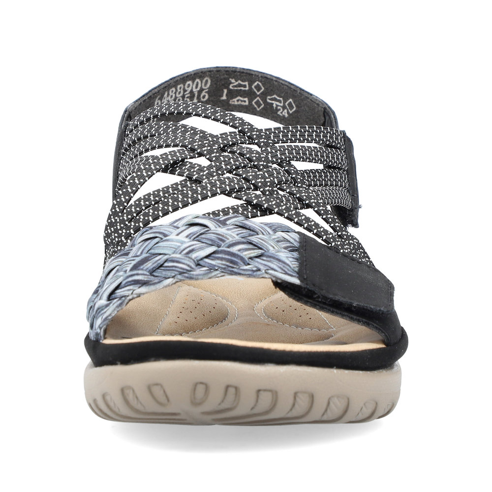 detail Dámské sandály Rieker 64889-00 černá