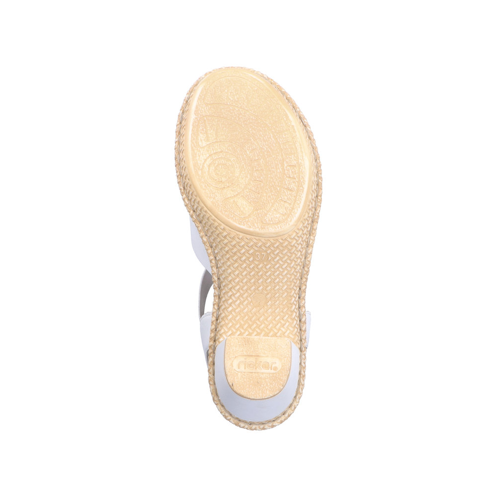 detail Dámské sandály Rieker 665K3-80 bílá