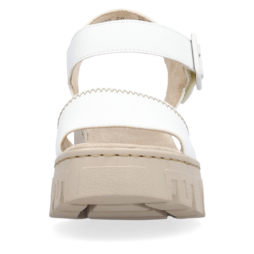 detail Dámské sandály Rieker 68057-80 bílá