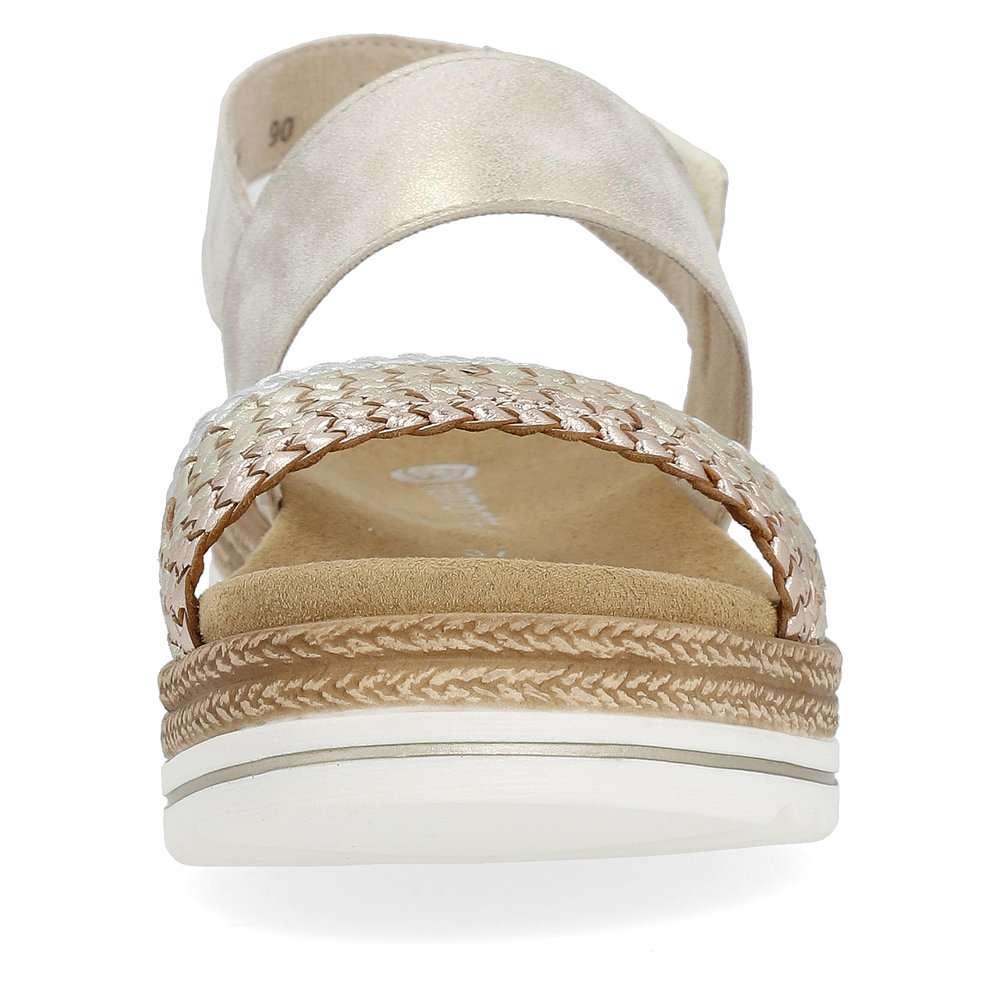 detail Dámské sandály Remonte D0Q56-90 zlatá