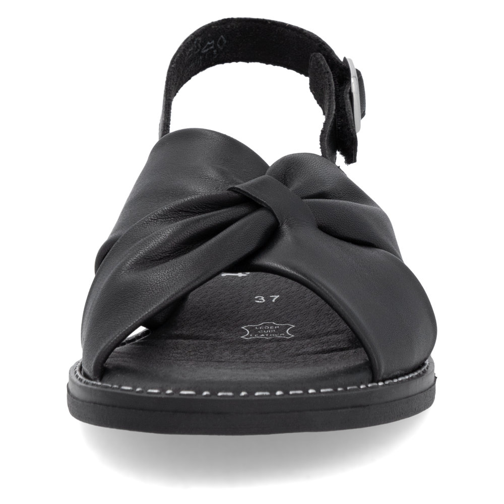 detail Dámské kožené sandály Remonte D3674-00 černá