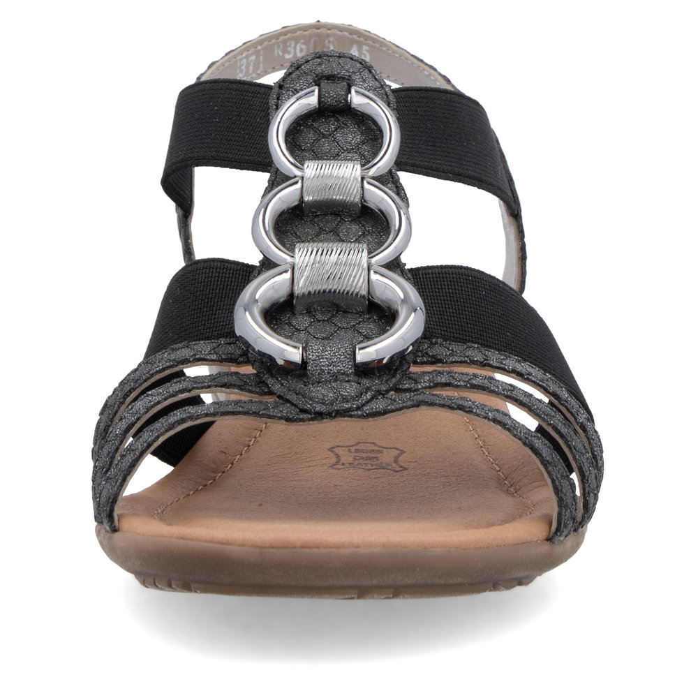 detail Dámské sandály Remonte R3605-45 šedá, černá