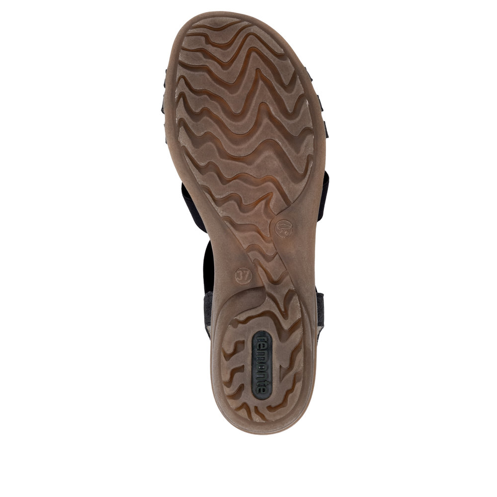 detail Dámské sandály Remonte R3605-45 šedá, černá