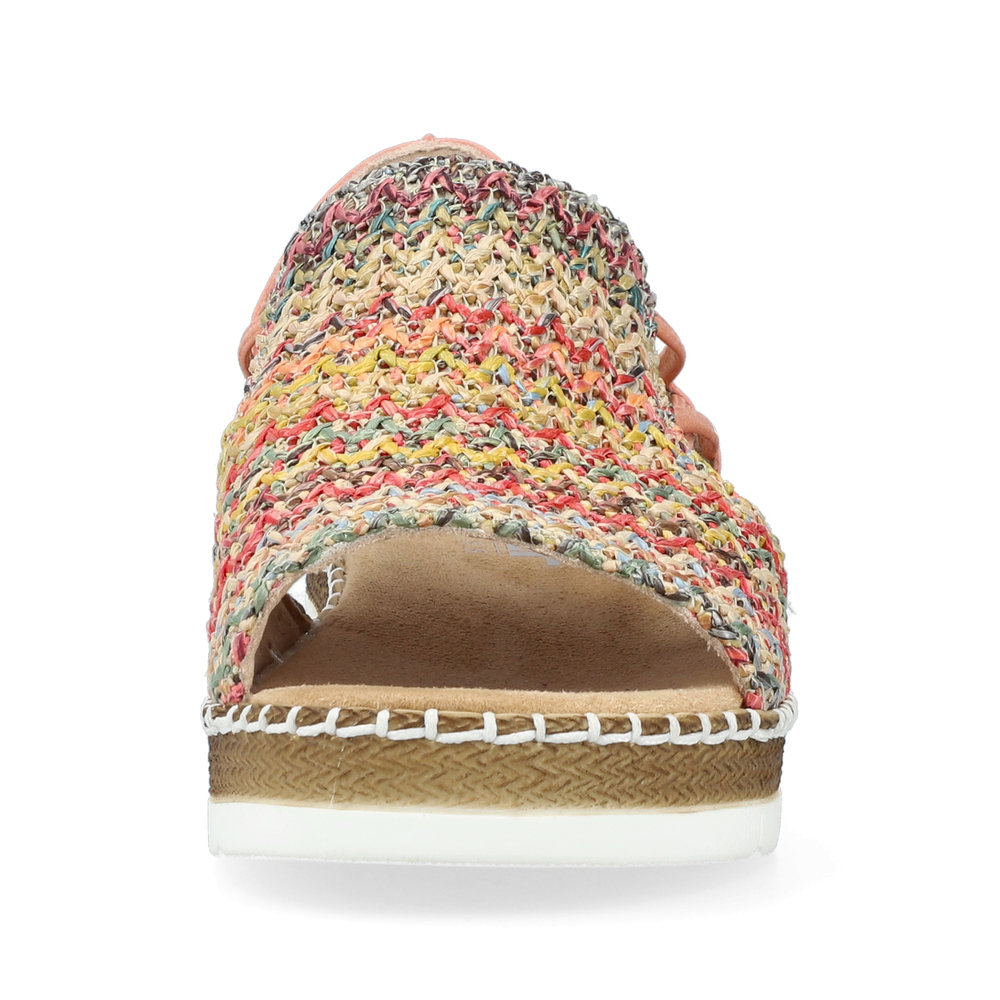 detail Dámské sandály Rieker V1241-90 oranžová