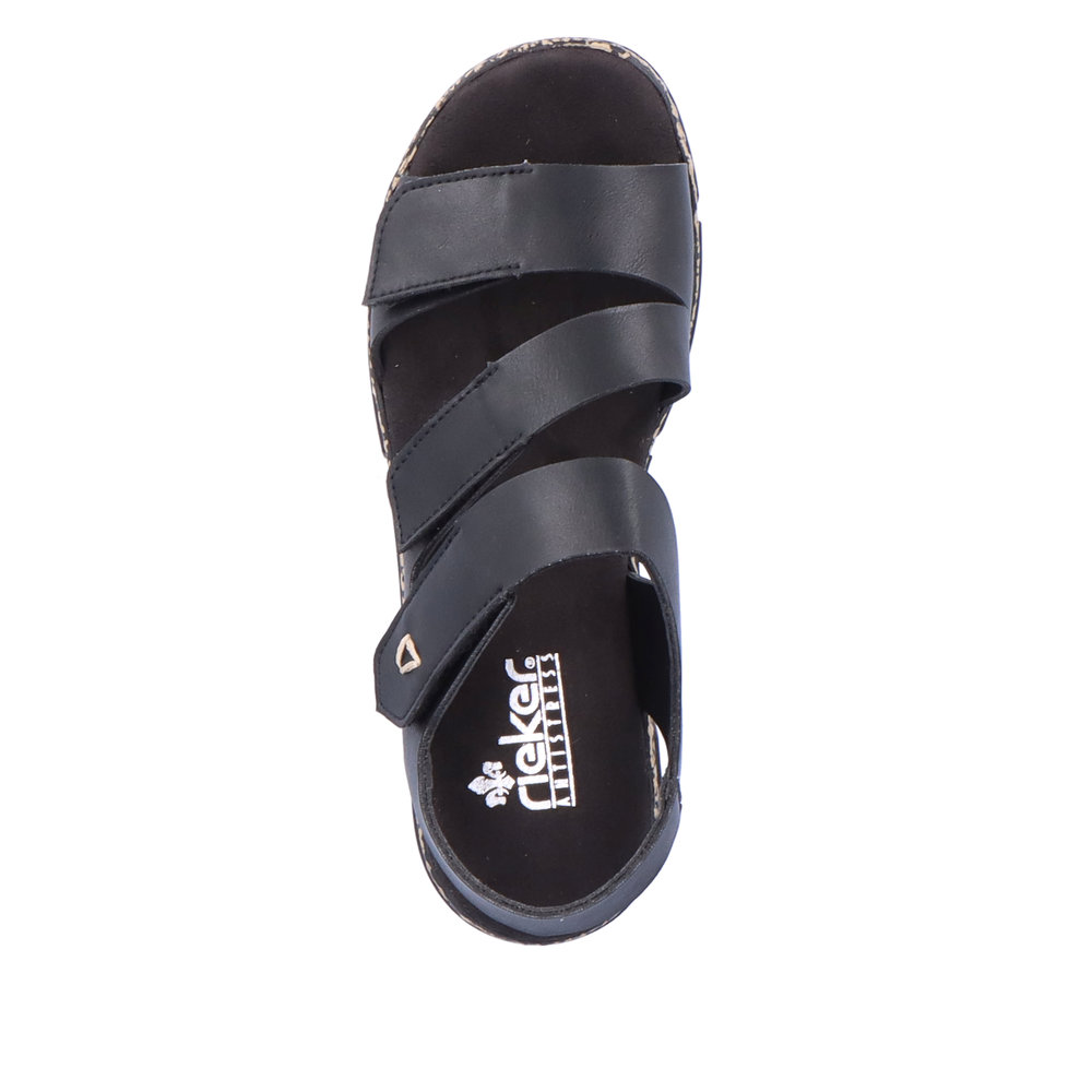 detail Dámské sandály Rieker V2301-00 černá