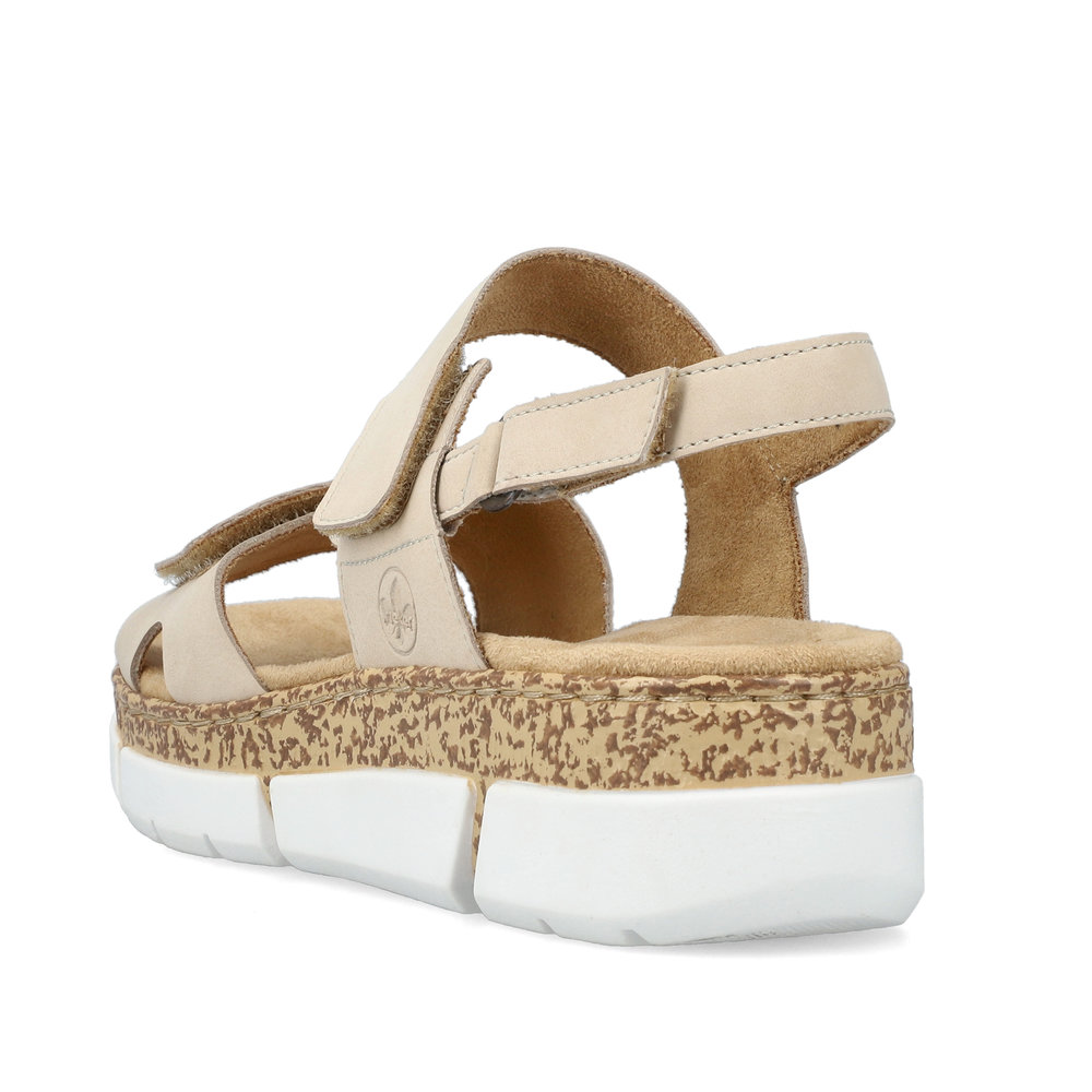 detail Dámské sandály Rieker V2366-60 béžová